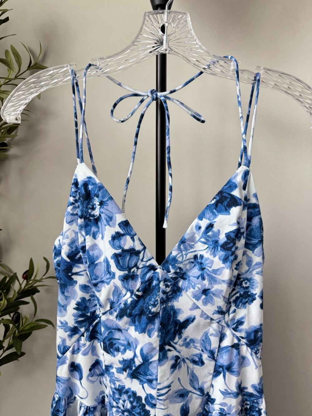 Abercrombie & Fitch Strappy Plunge Corset Maxi Dress - Picture 3 of 10